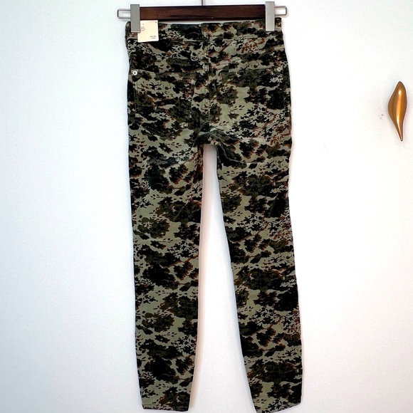 PILCRO, Anthropologie Size 25 Mini Corduroy, Cropped Pants, NWT, Green/ Brown ❣️ - Picture 6 of 14